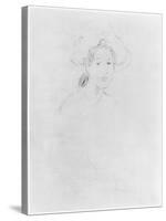 Head of a Woman (Verso) (See 383972 Recto) 1893 ? (Pencil on Paper)-Berthe Morisot-Stretched Canvas