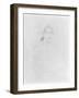 Head of a Woman (Verso) (See 383972 Recto) 1893 ? (Pencil on Paper)-Berthe Morisot-Framed Giclee Print