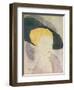 Head of a Woman Wearing a Hat, 1907-Amedeo Modigliani-Framed Giclee Print