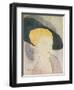 Head of a Woman Wearing a Hat, 1907-Amedeo Modigliani-Framed Giclee Print