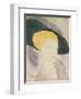 Head of a Woman Wearing a Hat, 1907-Amedeo Modigliani-Framed Giclee Print