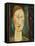 Head of a Woman with Red Hair; Tete De Femme Aux Cheveux Rouges-Amedeo Modigliani-Framed Stretched Canvas