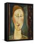 Head of a Woman with Red Hair; Tete De Femme Aux Cheveux Rouges-Amedeo Modigliani-Framed Stretched Canvas