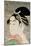 Head of a Woman-Kitagawa Utamaro-Mounted Giclee Print