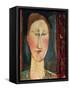 Head of a Woman-Amedeo Modigliani-Framed Stretched Canvas