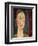 Head of a Woman-Amedeo Modigliani-Framed Giclee Print