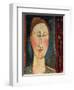 Head of a Woman-Amedeo Modigliani-Framed Giclee Print