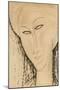 Head of a Woman-Amedeo Modigliani-Mounted Giclee Print