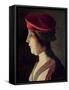 Head of a Woman-Georges de La Tour-Framed Stretched Canvas