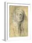 Head of a Woman-Michelangelo Buonarroti-Framed Giclee Print