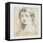 Head of a Woman-Giuseppe Cesari-Framed Stretched Canvas