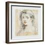 Head of a Woman-Giuseppe Cesari-Framed Giclee Print