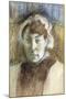 Head of a Woman-Edgar Degas-Mounted Giclee Print