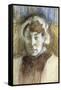 Head of a Woman-Edgar Degas-Framed Stretched Canvas