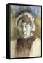 Head of a Woman-Edgar Degas-Framed Stretched Canvas