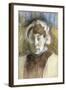 Head of a Woman-Edgar Degas-Framed Giclee Print