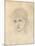 Head of a Woman-John Melhuish Strudwick-Mounted Giclee Print