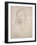 Head of a Woman-Raphael-Framed Art Print