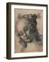 Head of a Woman-Andrea Verrocchio-Framed Art Print