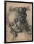 Head of a Woman-Andrea Verrocchio-Framed Art Print