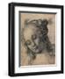 Head of a Woman-Andrea Verrocchio-Framed Art Print