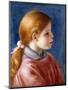 Head of a Young Girl, 1888-Pierre-Auguste Renoir-Mounted Giclee Print