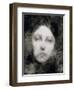 Head of a Young Girl, 1890-Eugene Carriere-Framed Giclee Print