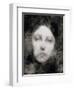 Head of a Young Girl, 1890-Eugene Carriere-Framed Giclee Print