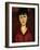 Head of a Young Girl, 1916-Amedeo Modigliani-Framed Giclee Print