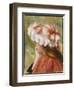 Head of a Young Girl in a Red Hat-Pierre-Auguste Renoir-Framed Giclee Print