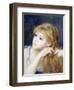 Head of a Young Girl (Tete De Jeune Fille), 1890-Pierre-Auguste Renoir-Framed Giclee Print