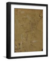 Head of a Young Girl, Three Quarters Towards the Left-Lorenzo di Credi-Framed Giclee Print