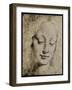 Head of a Young Girl-Leonardo da Vinci-Framed Giclee Print