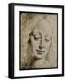 Head of a Young Girl-Leonardo da Vinci-Framed Giclee Print