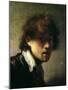 Head of a Young Man or Self Portrait, 1629-Rembrandt van Rijn-Mounted Giclee Print