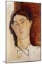 Head of a Young Man-Amedeo Modigliani-Mounted Premium Giclee Print