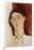 Head of a Young Man-Amedeo Modigliani-Framed Giclee Print