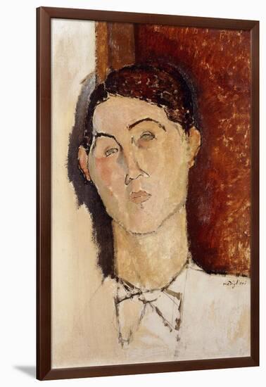 Head of a Young Man-Amedeo Modigliani-Framed Giclee Print