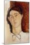 Head of a Young Man-Amedeo Modigliani-Mounted Premium Giclee Print