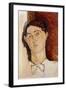 Head of a Young Man-Amedeo Modigliani-Framed Giclee Print