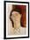 Head of a Young Man-Amedeo Modigliani-Framed Giclee Print
