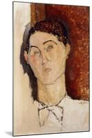 Head of a Young Man-Amedeo Modigliani-Mounted Giclee Print