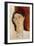 Head of a Young Man-Amedeo Modigliani-Framed Giclee Print