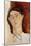 Head of a Young Man-Amedeo Modigliani-Mounted Giclee Print