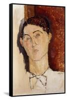 Head of a Young Man-Amedeo Modigliani-Framed Stretched Canvas