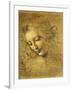 Head of a Young Woman La Scapigliata (the Lady of the Disheveled Hair)-Leonardo da Vinci-Framed Giclee Print