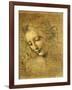 Head of a Young Woman La Scapigliata (the Lady of the Disheveled Hair)-Leonardo da Vinci-Framed Giclee Print