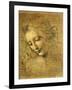 Head of a Young Woman La Scapigliata (the Lady of the Disheveled Hair)-Leonardo da Vinci-Framed Giclee Print