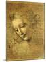 Head of a Young Woman La Scapigliata (the Lady of the Disheveled Hair)-Leonardo da Vinci-Mounted Giclee Print