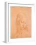 Head of a Young Woman-apprentice of Leonardo da Vinci-Framed Giclee Print
